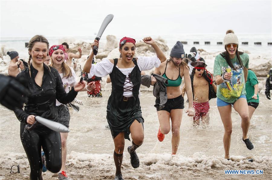 U.S.-CHICAGO-POLAR PLUNGE-SPECIAL OLYMPICS-DONATION