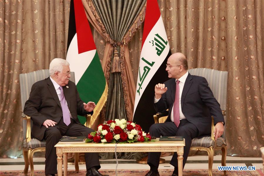 IRAQ-BAGHDAD-PRESIDENT-PALESTINIAN PRESIDENT-MEETING