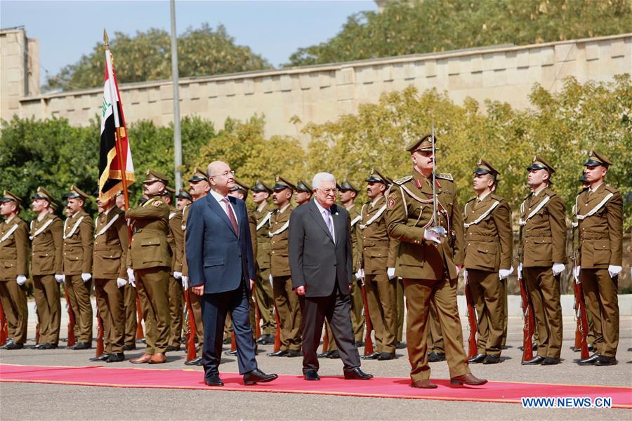 IRAQ-BAGHDAD-PRESIDENT-PALESTINIAN PRESIDENT-MEETING