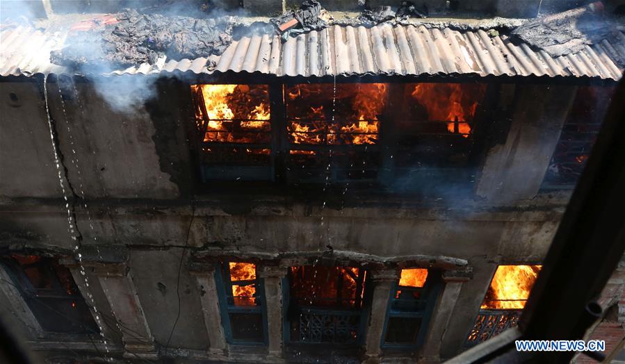 NEPAL-KATHMANDU-FIRE ACCIDENT