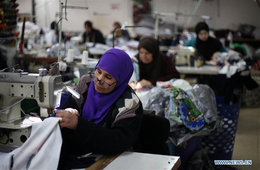 MIDEAST-WEST BANK-QALQILYA-CLOTHING FACTORY