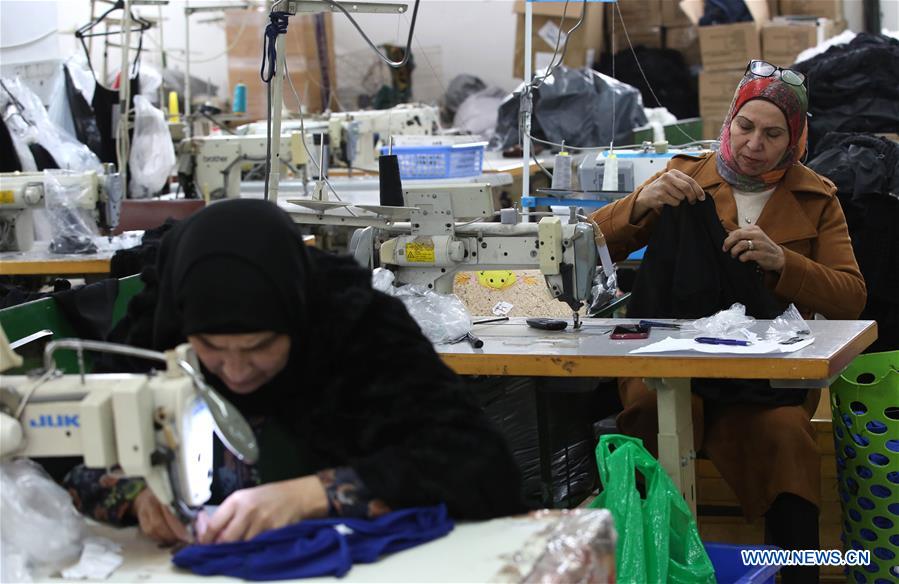 MIDEAST-WEST BANK-QALQILYA-CLOTHING FACTORY