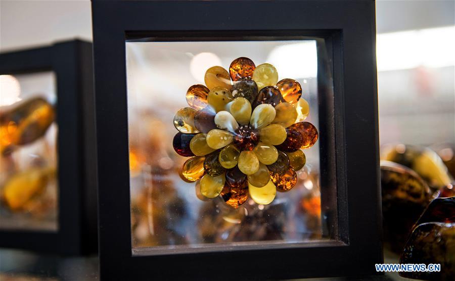 LITHUANIA-VILNIUS-JEWELRY SHOW-AMBER