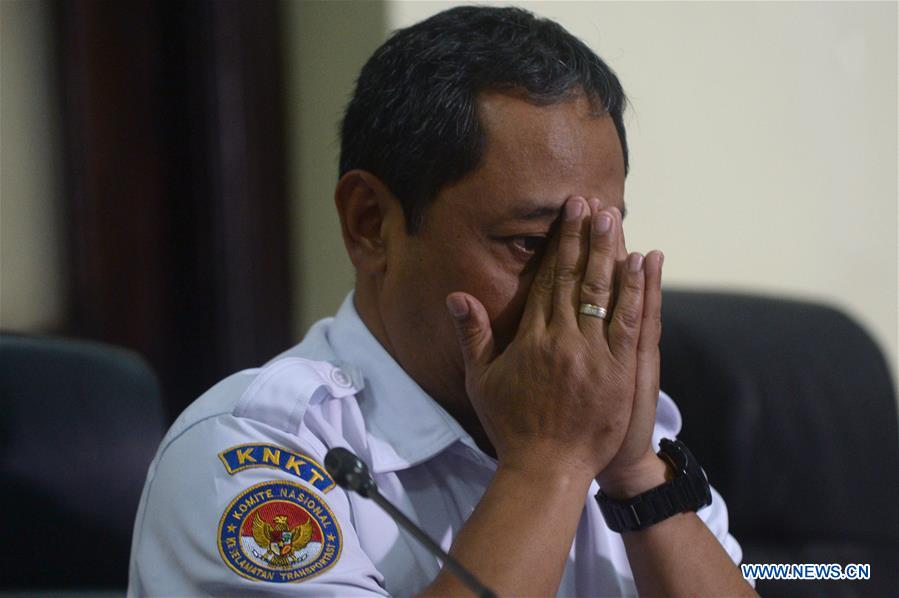 INDONESIA-JAKARTA-PRESS CONFERENCE-LION AIR CRASH-INVESTIGATION