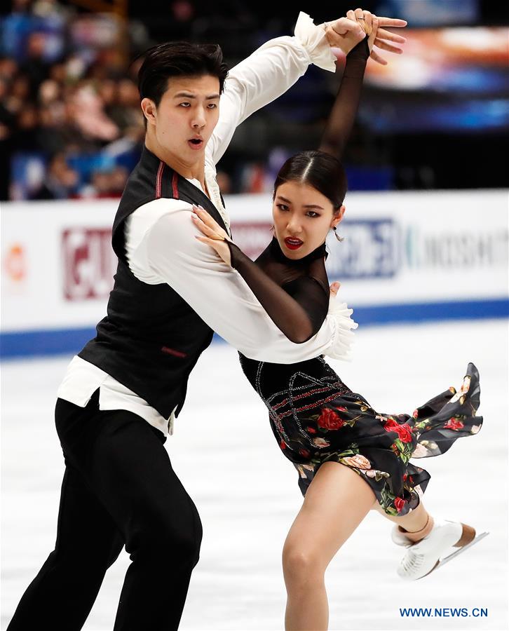 (SP)JAPAN-SAITAMA-FIGURE SKATING-WORLD CHAMPIONSHIPS-ICE DANCE