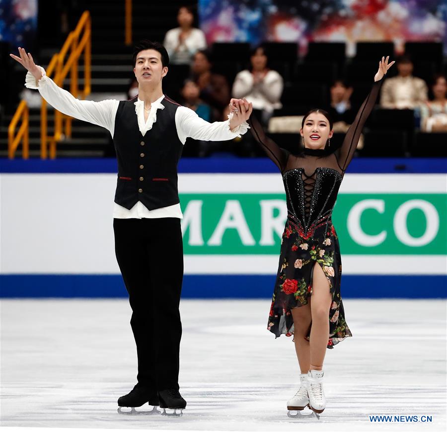 (SP)JAPAN-SAITAMA-FIGURE SKATING-WORLD CHAMPIONSHIPS-ICE DANCE