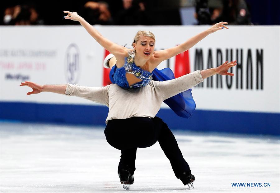 (SP)JAPAN-SAITAMA-FIGURE SKATING-WORLD CHAMPIONSHIPS-ICE DANCE