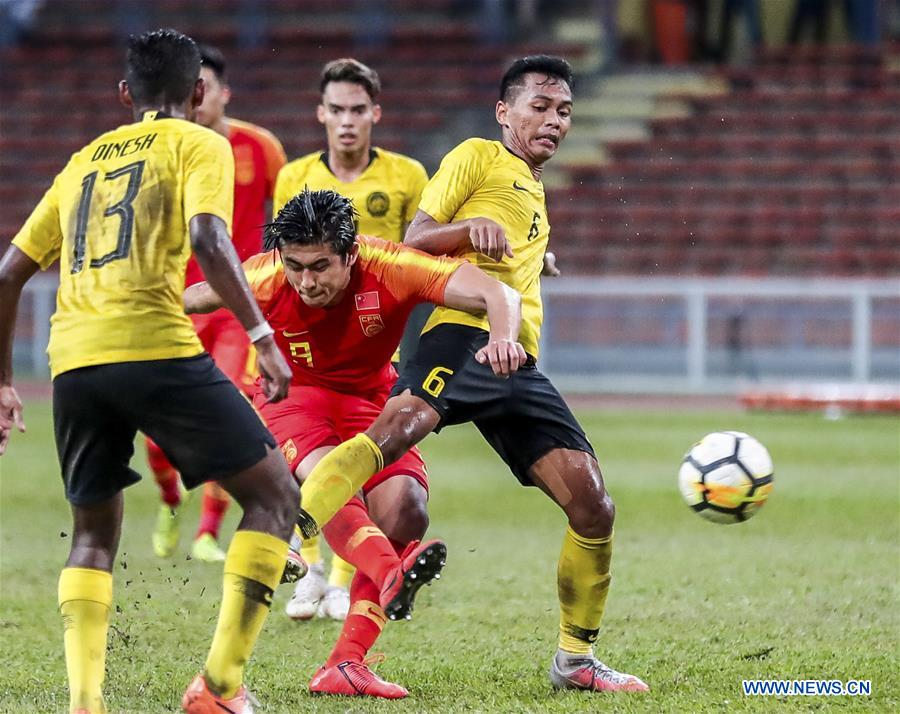 (SP)MALAYSIA-KUALA LUMPUR-FOOTBALL-AFC U23 CHAMPIONSHIP QUALIFIERS-GROUP J-CHN VS MYS