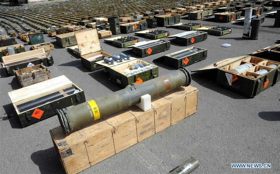 SYRIA-DAMASCUS-CONFISCATED-WEAPONRY