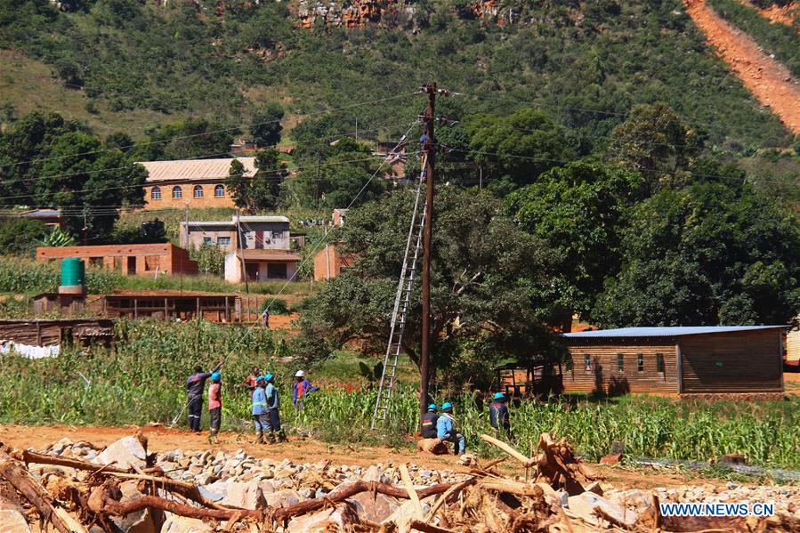 ZIMBABWE-CHIMANIMANI-CYCLONE IDAI-RECONSTRUCTION