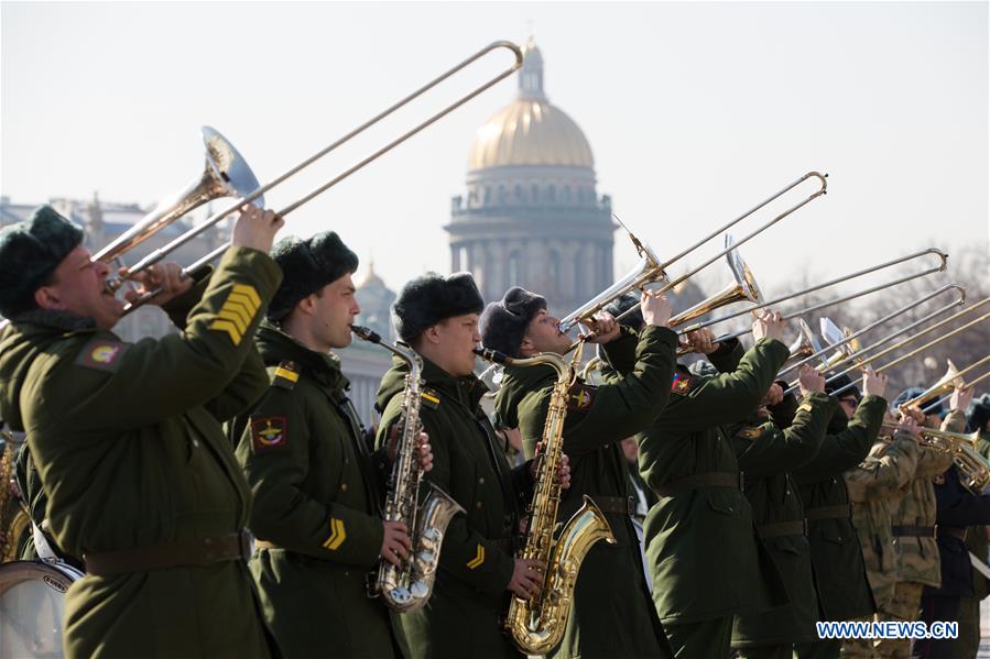 highlights of victory day parade rehearsal in st.