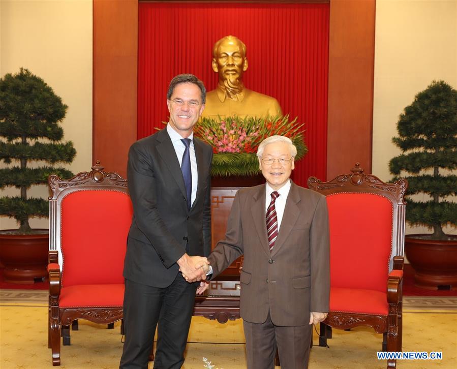 VIETNAM-HANOI-DUTCH PRIME MINISTER-VISIT