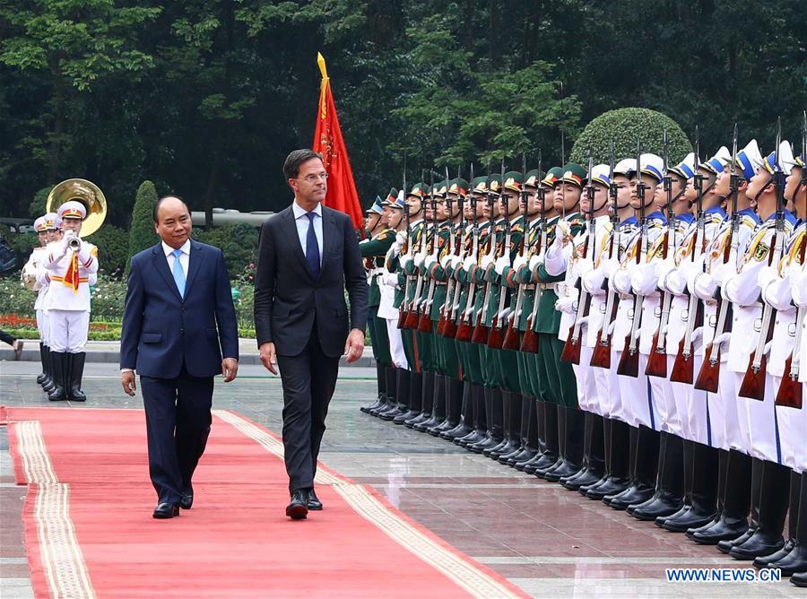 VIETNAM-HANOI-DUTCH PRIME MINISTER-VISIT