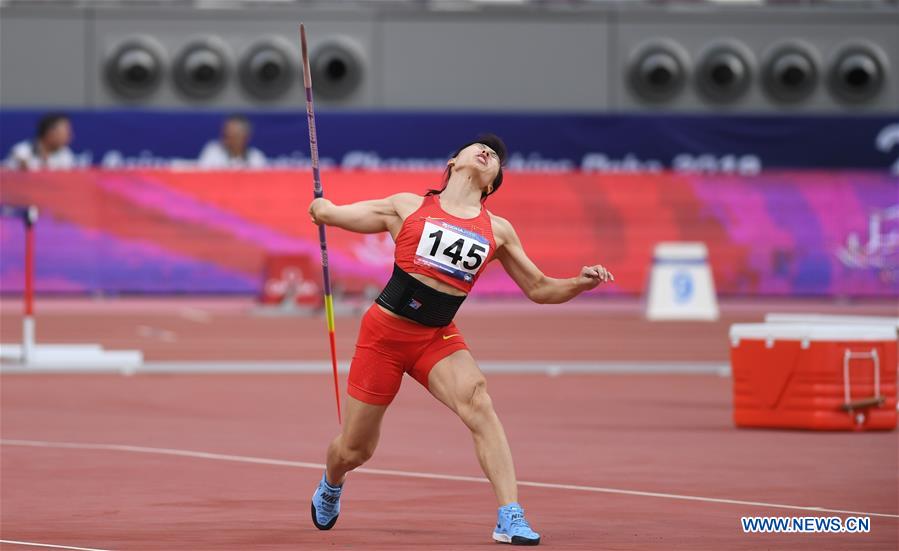 (SP)QATAR-DOHA-ASIAN ATHLETIC CHAMPIONSHIP-WOMEN'S JAVELIN THROW