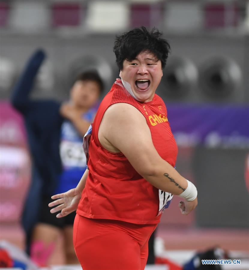 (SP)QATAR-DOHA-ASIAN ATHLETIC CHAMPIONSHIP-WOMEN'S SHOT PUT