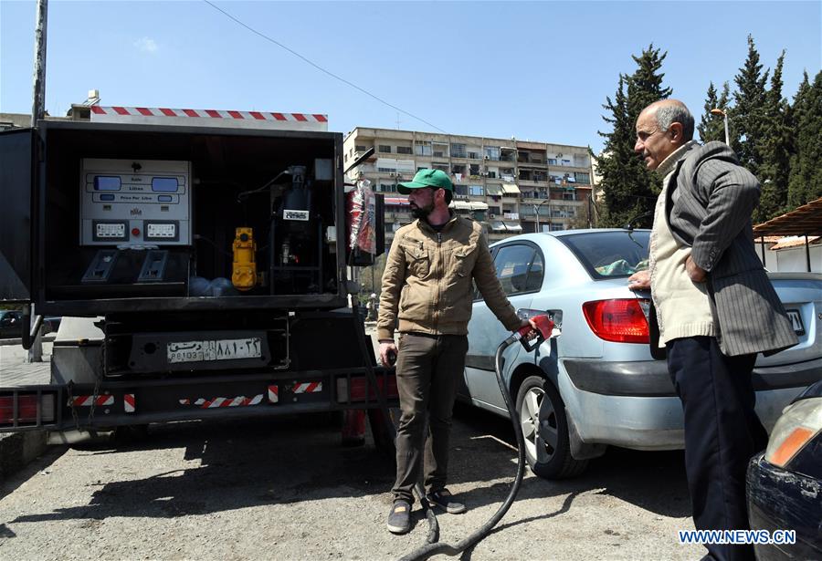 SYRIA-DAMASCUS-GAS STATION-FUEL SHORTAGE