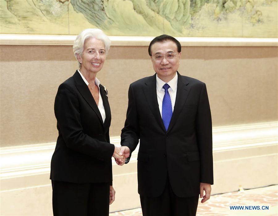 (BRF)CHINA-BEIJING-BELT AND ROAD FORUM-LI KEQIANG-IMF CHIEF-MEETING (CN)