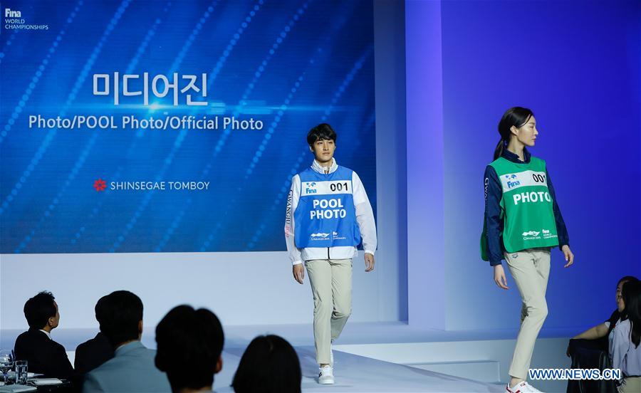 (SP)SOUTH KOREA-SEOUL-FINA WORLD CHAMPIONSHIPS-UNIFORMS