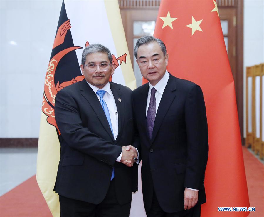 (BRF)CHINA-BEIJING-WANG YI-BRUNEI-MEETING (CN)