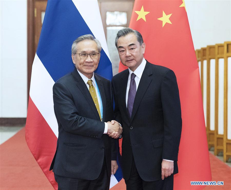 (BRF)CHINA-BEIJING-WANG YI-THAI FM-MEETING (CN)