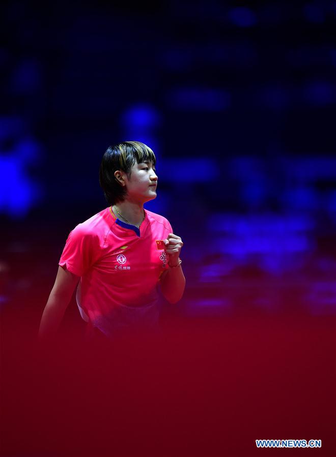 (SP)HUNGARY-BUDAPEST-TABLE TENNIS-WORLD CHAMPIONSHIPS-DAY 4