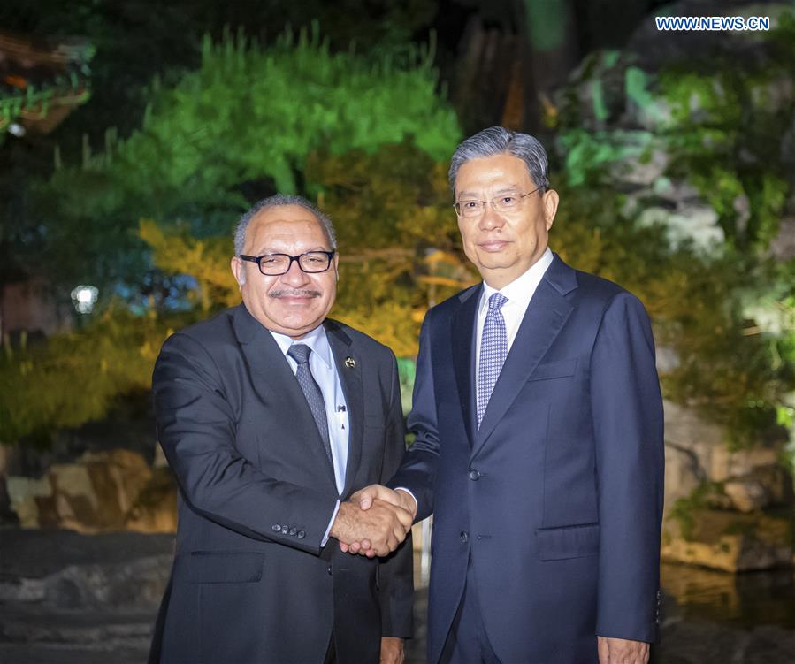 (BRF)CHINA-BEIJING-ZHAO LEJI-PNG PM-MEETING (CN)