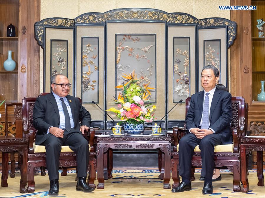 (BRF)CHINA-BEIJING-ZHAO LEJI-PNG PM-MEETING (CN)