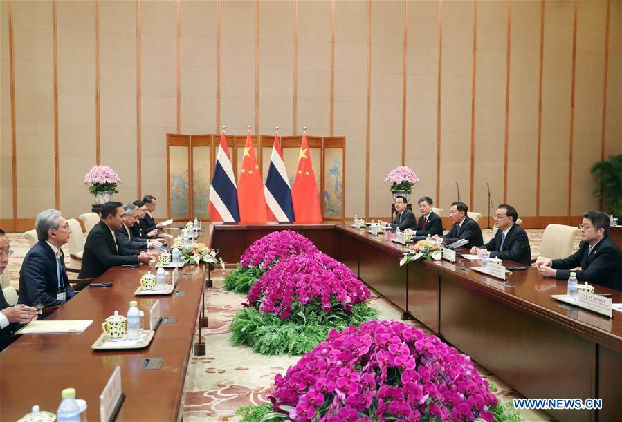 (BRF)CHINA-BEIJING-LI KEQIANG-THAI PM-MEETING (CN)