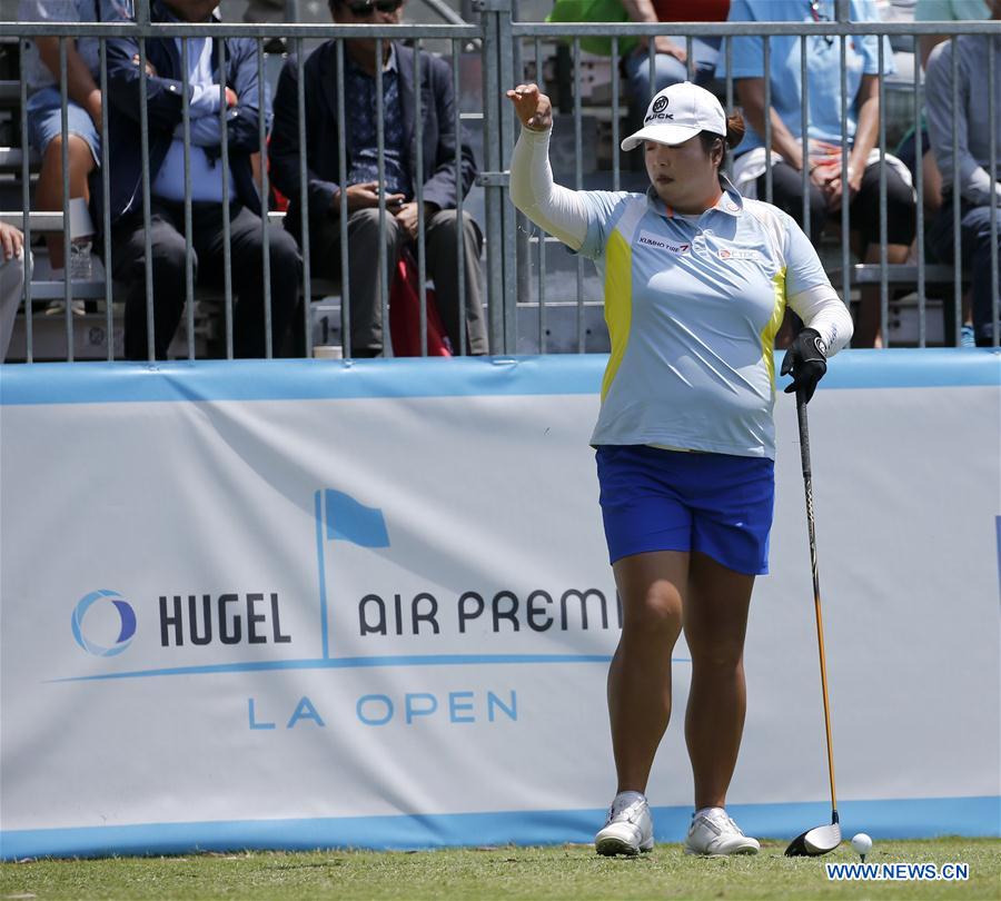 Highlights of HugelAir Premia LA Open LPGA golf tournament Xinhua