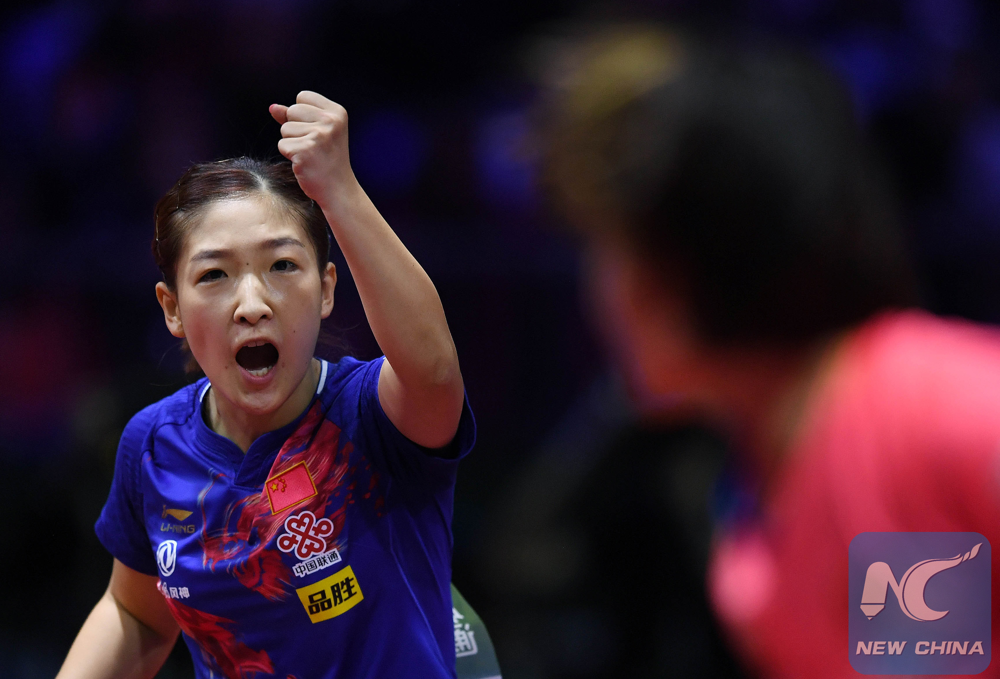 Fired-up Liu Shiwen wins second gold in table tennis worlds.