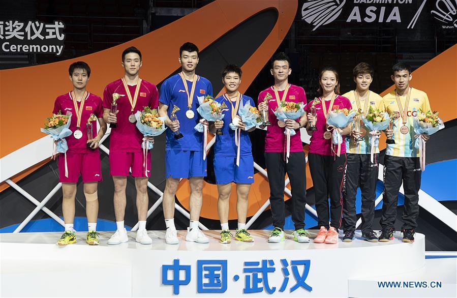 (SP)CHINA-WUHAN-BADMINTON-ASIA CHAMPIONSHIP 2019