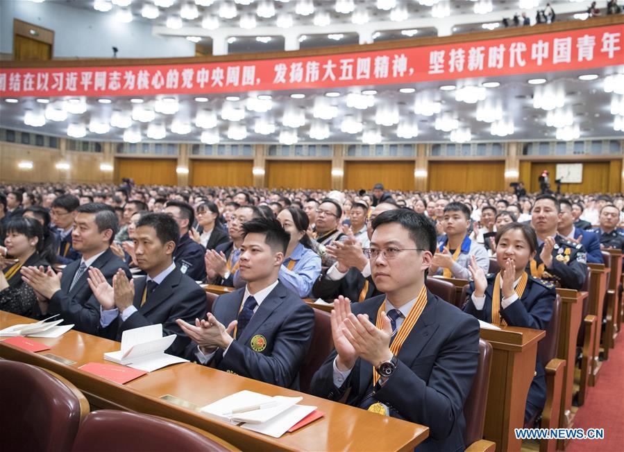 CHINA-BEIJING-MAY FOURTH MOVEMENT-CENTENARY-GATHERING (CN)