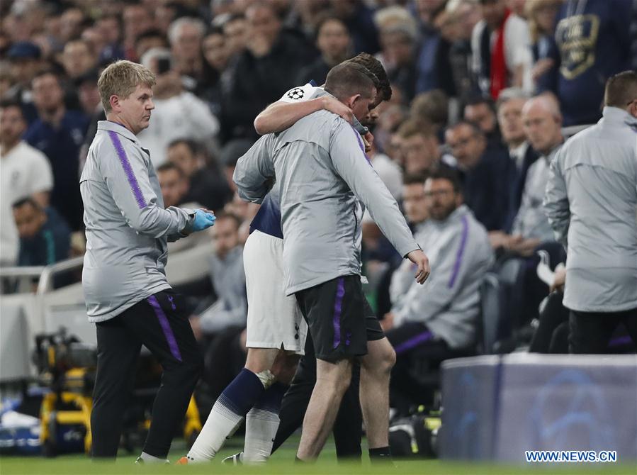 (SP)BRITAIN-LONDON-FOOTBALL-UEFA CHAMPIONS LEAGUE-TOTTENHAM HOTSPUR VS AJAX