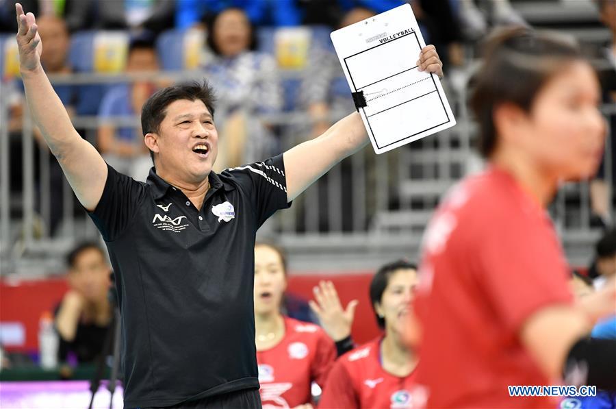Thailand Beats Japan 3 1 At 2019 Asian Women S Club Volleyball Championship Xinhua English
