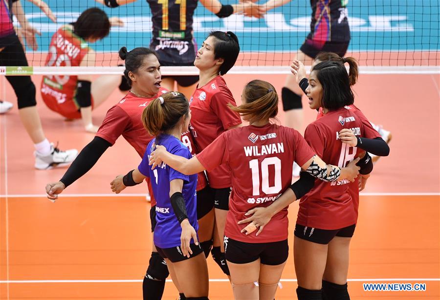 Thailand Beats Japan 3 1 At 2019 Asian Women S Club Volleyball Championship Xinhua English