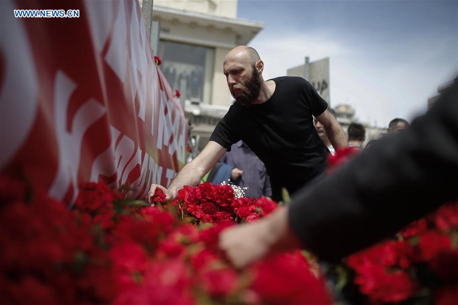 GREECE-THESSALONIKI-INTERNATIONAL LABOR DAY-RALLY