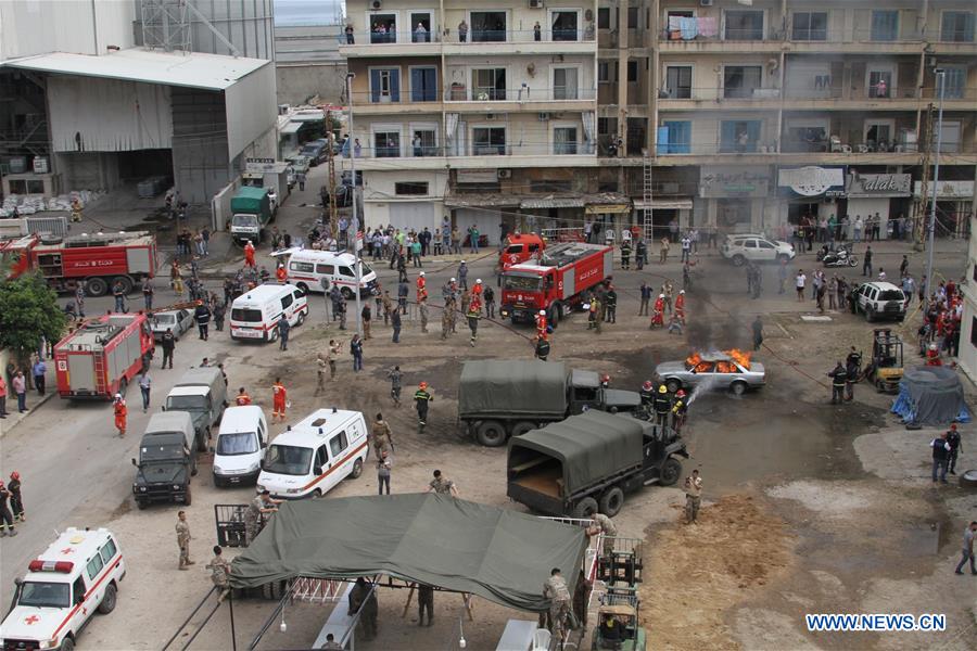 LEBANON-TRIPOLI-EARTHQUAKE DRILL