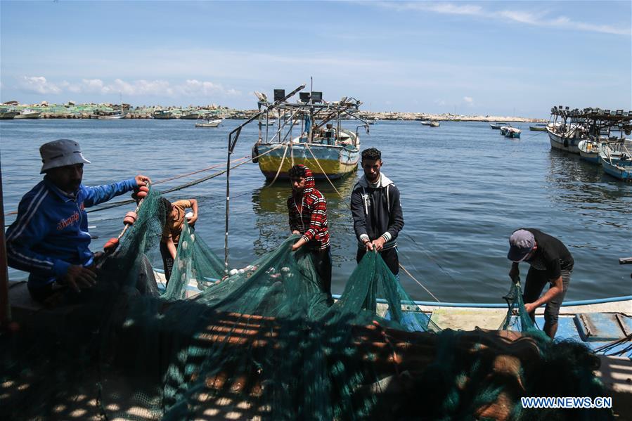 MIDEAST-GAZA-FISHERMEN