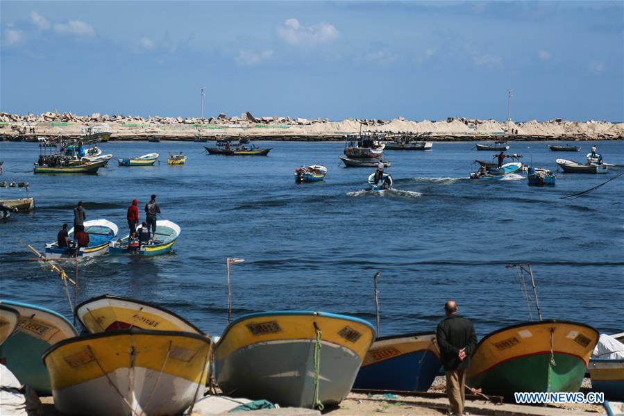 MIDEAST-GAZA-FISHERMEN