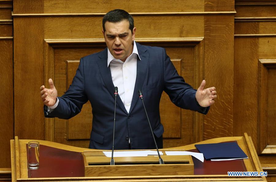 GREECE-ATHENS-PARLIAMENT-VOTE OF CONFIDENCE 