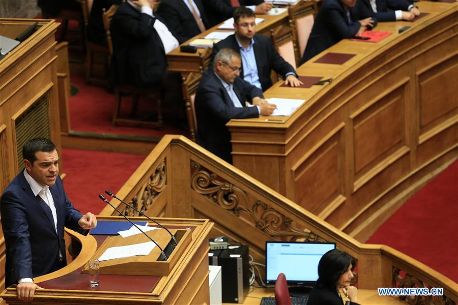 GREECE-ATHENS-PARLIAMENT-VOTE OF CONFIDENCE 