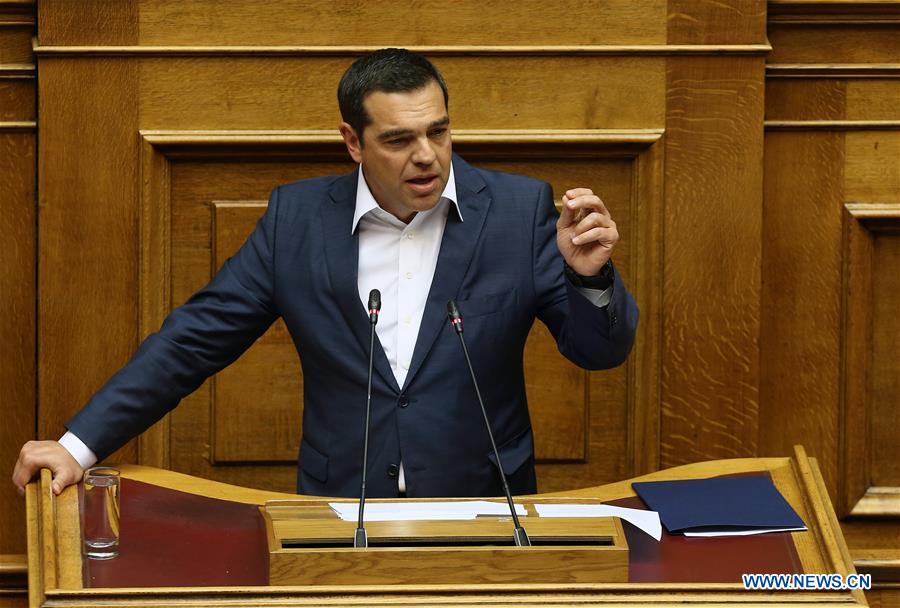 GREECE-ATHENS-PARLIAMENT-VOTE OF CONFIDENCE 