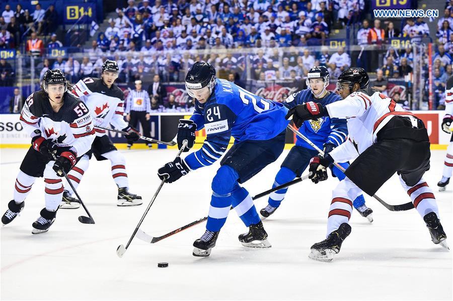 finland starts ice hockey worlds tour with 3-1 win over canada