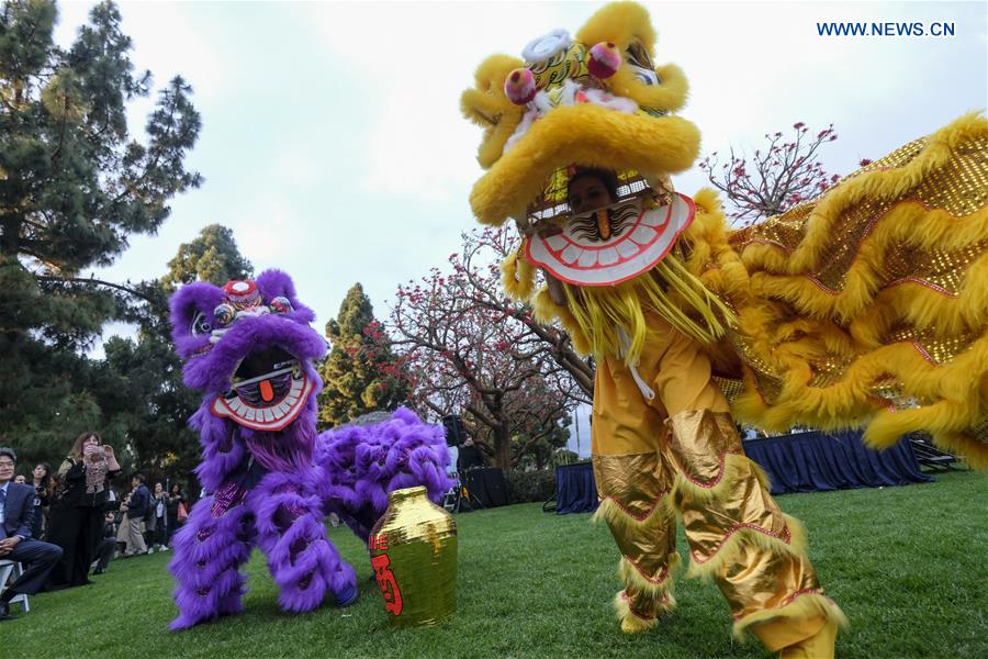 U.S.-SAN DIEGO-CHINESE LION DANCE