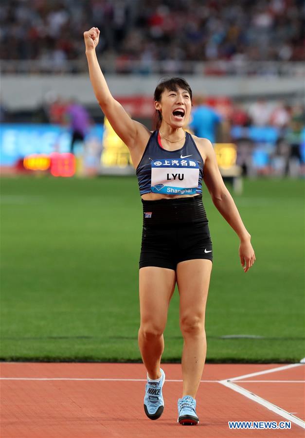 (SP)CHINA-SHANGHAI-ATHLETICS-IAAF-DIAMOND LEAGUE-WOMEN'S JAVELIN THROW (CN)