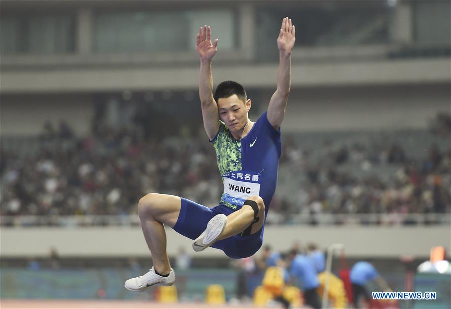 (SP)CHINA-SHANGHAI-ATHLETICS-IAAF-DIAMOND LEAGUE-MEN'S LONG JUMP (CN)