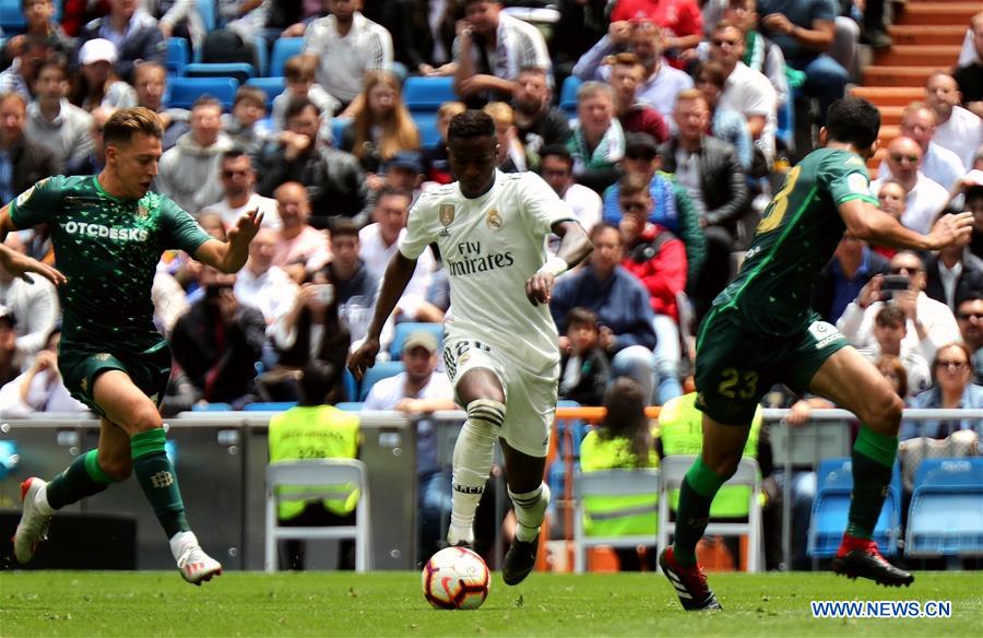 (SP)SPAIN-MADRID-SOCCER-SPANISH LEAGUE-REAL MADRID VS REAL BETIS