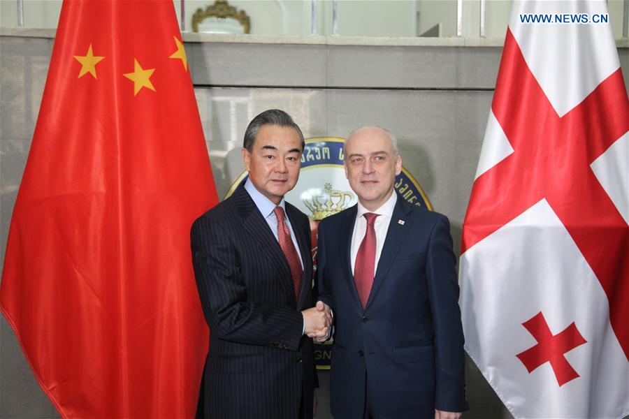 GEORGIA-TBILISI-FM-CHINA-WANG YI-MEETING