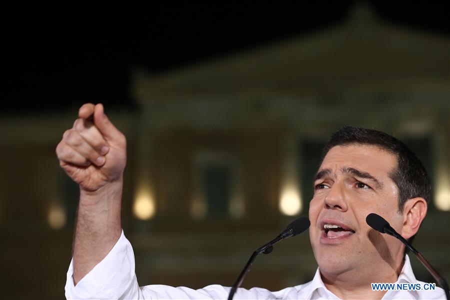 GREECE-ATHENS-TSIPRAS-PRE-ELECTION-RALLY