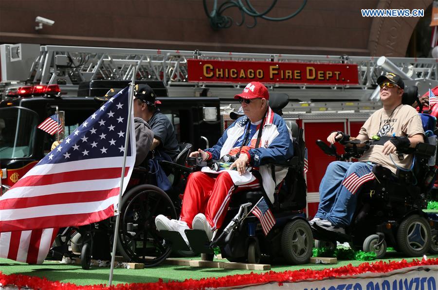 U.S.-CHICAGO-MEMORIAL DAY-PARADE